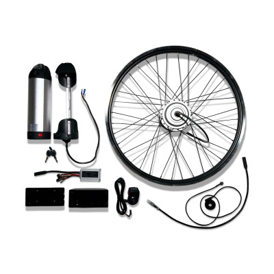 Электронабор "Эконом" MXUS 350W, Kunteng 36V 15A, Li-Ion 10Ah, 20"-29", с установкой мотора в переднюю ось