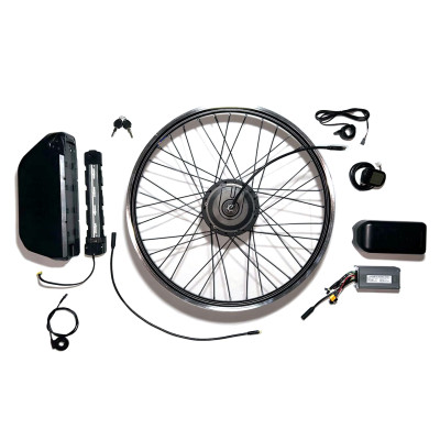 Электронабор "Курьер" MXUS 500W, Kunteng 48V 22A, Li-Ion 24Ah, 26"-29", с установкой мотора в заднюю ось