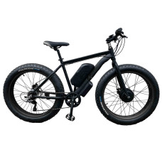 Електровелосипед передньопривідний E-motion Fatbike GT 48V 21Ah 750W Front чорний матовий