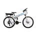 Электровелосипед складной E-motion 36V 18Ah 500W / алюминиевая рама 17" бело-голубой