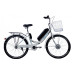 Электровелосипед складной с низкой рамой E-motion 36V 14Ah 350W бело-голубой