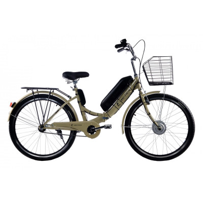 Електровелосипед складний з низькою рамою E-motion 36V 14Ah 350W бежевий