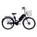 Электровелосипед складной с низкой рамой E-motion 36V 14Ah 350W черно-синий