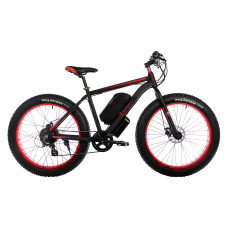 Електровелосипед E-motion Fatbike GT 48V 16Ah 1000W чорно-червоний