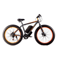 Електровелосипед E-motion Fatbike GT 48V 16Ah 1000W сіро-помаранчевий