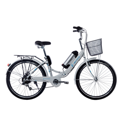 Електровелосипед складний з низькою рамою E-motion 36V 10Ah 350W білий