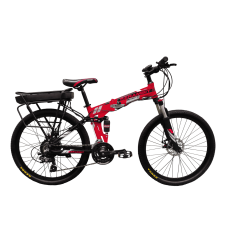 Електровелосипед складаний Kerambit 36V 12Ah 500W 26" / рама 17" червоний