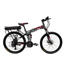 Електровелосипед складаний Kerambit 36V 12Ah 500W 26" / рама 17" сірий