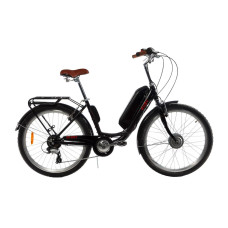 Електровелосипед жіночий Dorozhnik RUBY 36V 14AH 350W передній привід чорний