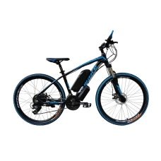 Електровелосипед Make bike 36V 12Ah 500W рама 17"/ 26" чорно-синій