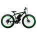 Электровелосипед E-motion Fatbike GT 48v 16Ah 1000W c гидравлическими тормозами чёрно-зелёный