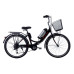 Електровелосипед складний з низькою рамою E-motion 26" 36V 10Ah 350W чорно/червоний