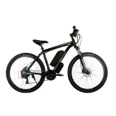 Електровелосипед E-motion MTB 29 GT 48V 16Ah 500W / рама 19" чорно-зелений