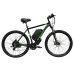 Электровелосипед Wendat MTB29 GT рама 21" 48V 24Ah 750W / чёрно-зелёный гидравлические тормоза