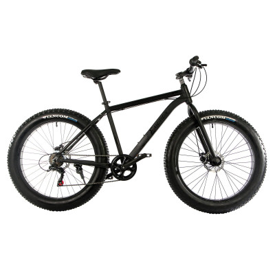 Велосипед E-motion Fatbike GT 26" / рама 19" чорний матовий