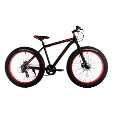 Велосипед E-motion Fatbike GT 26" / рама 19" чорно-червоний