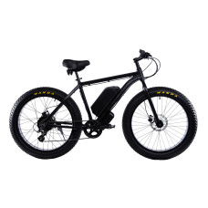1500W електровелосипед Fatbike Wendat 48v 24Ah c гідравлічними гальмами чорний матовий