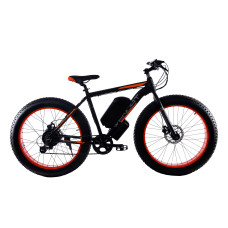 1500W електровелосипед Fatbike Wendat 48v 23Ah c гідравлічними гальмами чорно-помаранчевий