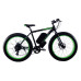 Электровелосипед Fatbike Wendat 48v 24Ah 1500W c гидравлическими тормозами черно-зеленый
