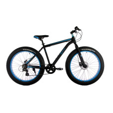Фетбайк E-motion 26" / алюмінієва рама 19" чорно-синій