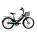 Электровелосипед складной с низкой рамой Formula Smart 36V 8Ah 350W чёрно-зеленый
