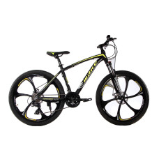 Велосипед на литих дисках Make bike MTB2 26" жовтий