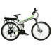 Электровелосипед складной МАКЕ 36V 12Ah 500W 26", рама 17" бело-салатный 