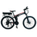 Электровелосипед складной МАКЕ 36V 12Ah 500W 26", рама 17" чёрно-красный