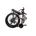 Электровелосипед складной МАКЕ 36V 12Ah 500W 26", рама 17" алюминиевый  серо-красный
