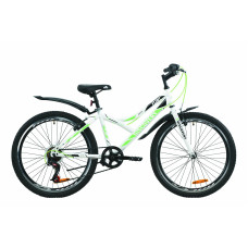 Велосипед ST 24" Discovery FLINT Vbr з крилом Pl 2020 (біло-зелений)