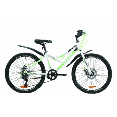 Велосипед ST 24" Discovery FLINT DD з крилом Pl 2020 (біло-зелений)