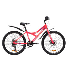 Велосипед ST 24" Discovery FLINT DD з крилом Pl 2020 (рожевий)