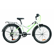Велосипед ST 24" Discovery FLINT Vbr з багажником зад St, з крилом St 2020 (біло-зелений)