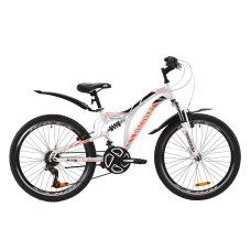 Велосипед ST 24" Discovery ROCKET AM2 Vbr з крилом Pl 2020 (біло-помаранчевий з чорним)