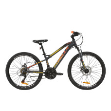 Велосипед AL 24" Formula BLACKWOOD 1.0 AM DD 2020 (сіро-червоно-помаранчевий)