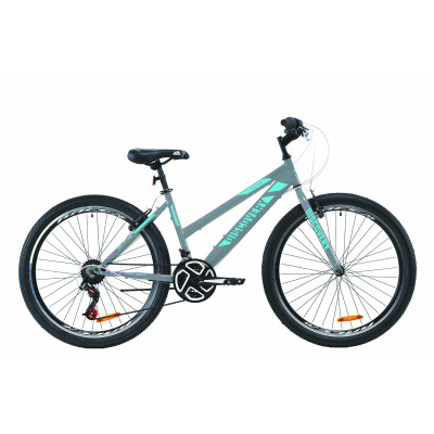 Велосипед ST 26" Discovery PASSION Vbr 2020 (серебристо-голубой с малиновым) 