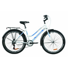Велосипед ST 26" Discovery PRESTIGE WOMAN Vbr з багажником зад St, з крилом St (біло-блакитний)