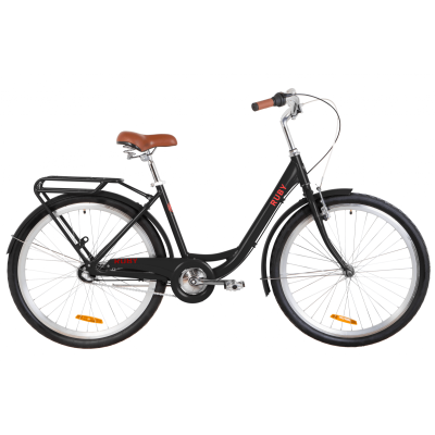 Велосипед 26" Dorozhnik RUBY планет. 2020 (черный) 