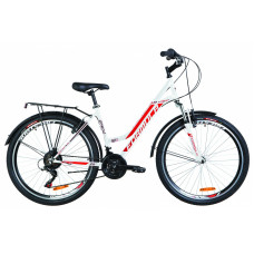 Велосипед 26" Formula OMEGA AM 14G Vbr St з багажником зад St, з крилом St (білий)