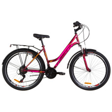 Велосипед 26" Formula OMEGA AM 14G Vbr St з багажником зад St, з крилом St (малиновий)