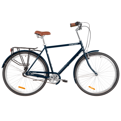 Велосипед 28" Dorozhnik COMFORT MALE планет. (синий) 