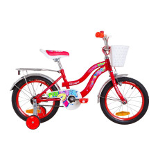 Велосипед 16" Formula FLOWER 14G St з багажником зад St, з крилом St 2019 (червоний)