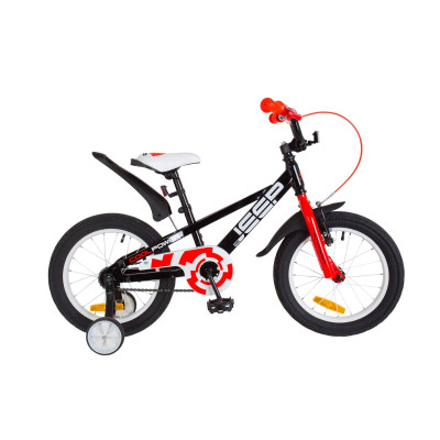Велосипед 16" Formula JEEP 14G St с крылом Pl 2018 (черно-красный)
