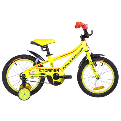 Велосипед 16" Formula STORMER 14G Al с крылом Pl 2019 (желтый) 