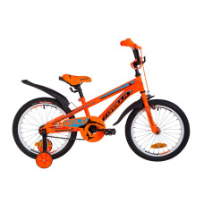 Велосипед 18" Formula WILD посилен. St з крилом Pl 2019 (помаранчево-синій)