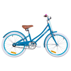 Велосипед 20" Dorozhnik OLIVIA 14G St з крилом St 2019 (бірюзовий)