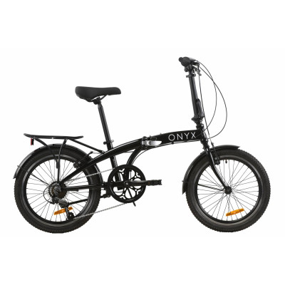 Велосипед 20" Dorozhnik ONYX складаний (чорний)