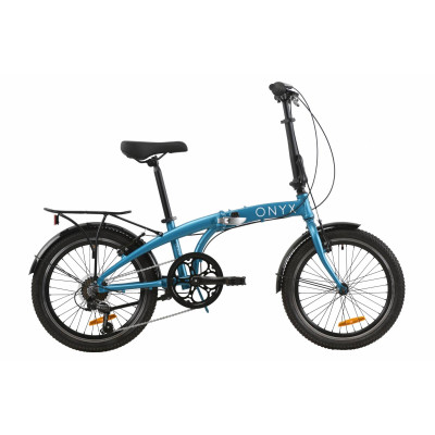 Велосипед 20" Dorozhnik ONYX складаний (синій)