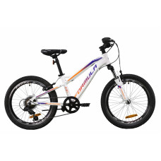 Велосипед AL 20" Formula BLACKWOOD 1.0 AM Vbr 2020 (біло-фіолетовий з оранжевим)