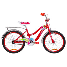 Велосипед 20" Formula FLOWER 14G St з багажником зад St, з крилом St 2019 (червоний)